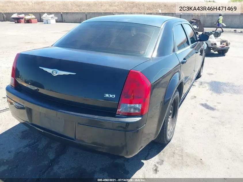 2006 Chrysler 300 VIN: 2C3KA43R46H471469 Lot: 45633021