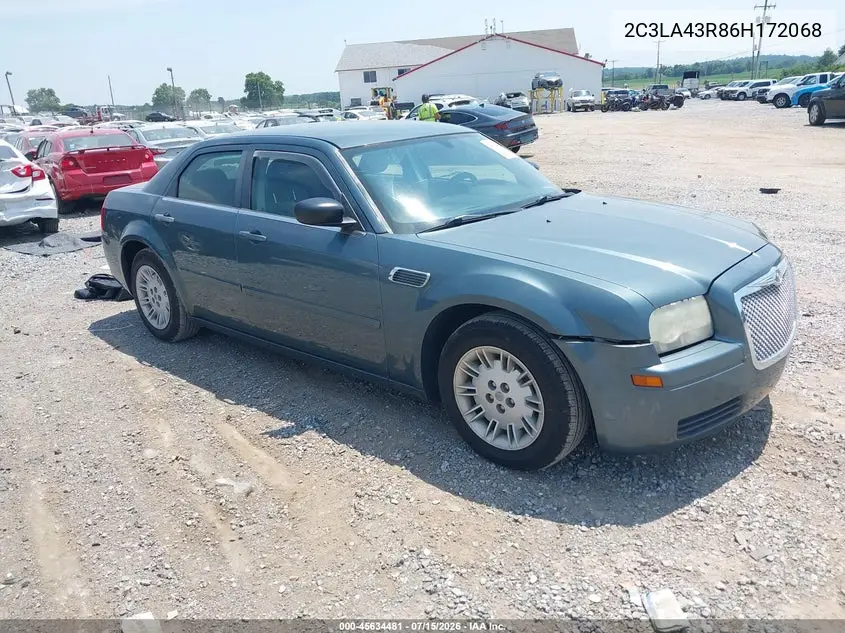 2006 Chrysler 300 VIN: 2C3LA43R86H172068 Lot: 45634481