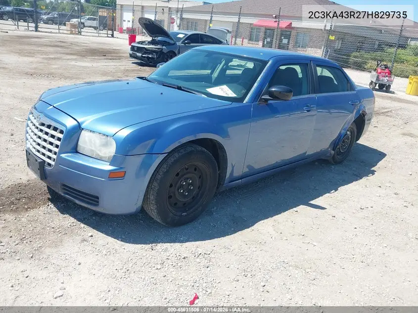 2007 Chrysler 300 VIN: 2C3KA43R27H829735 Lot: 45631506