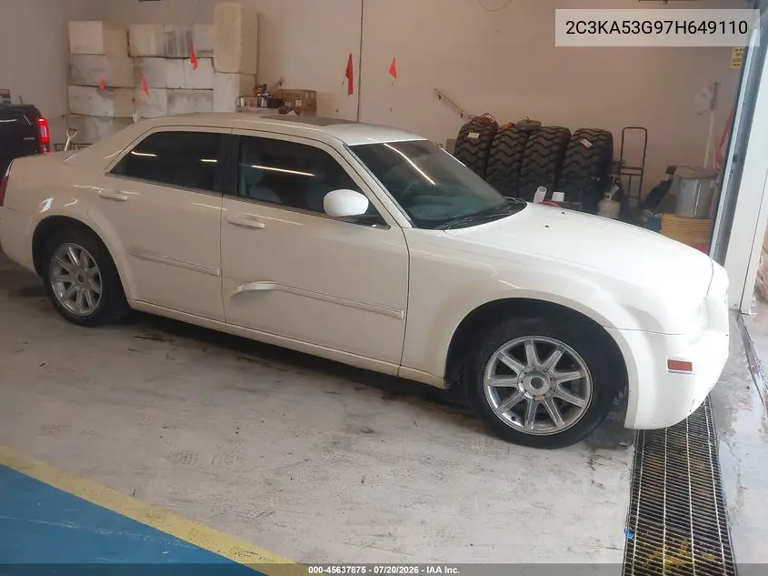 2007 Chrysler 300 Touring VIN: 2C3KA53G97H649110 Lot: 45637875