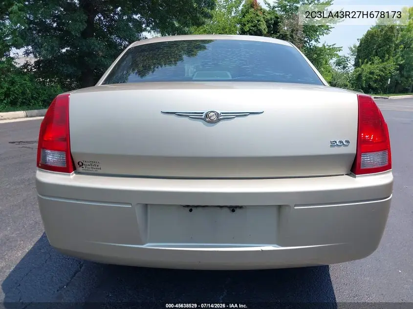 2007 Chrysler 300 VIN: 2C3LA43R27H678173 Lot: 45638529
