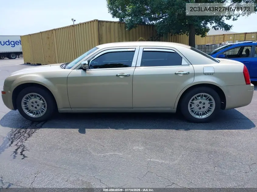 2007 Chrysler 300 VIN: 2C3LA43R27H678173 Lot: 45638529