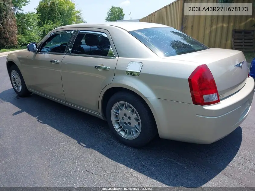 2007 Chrysler 300 VIN: 2C3LA43R27H678173 Lot: 45638529
