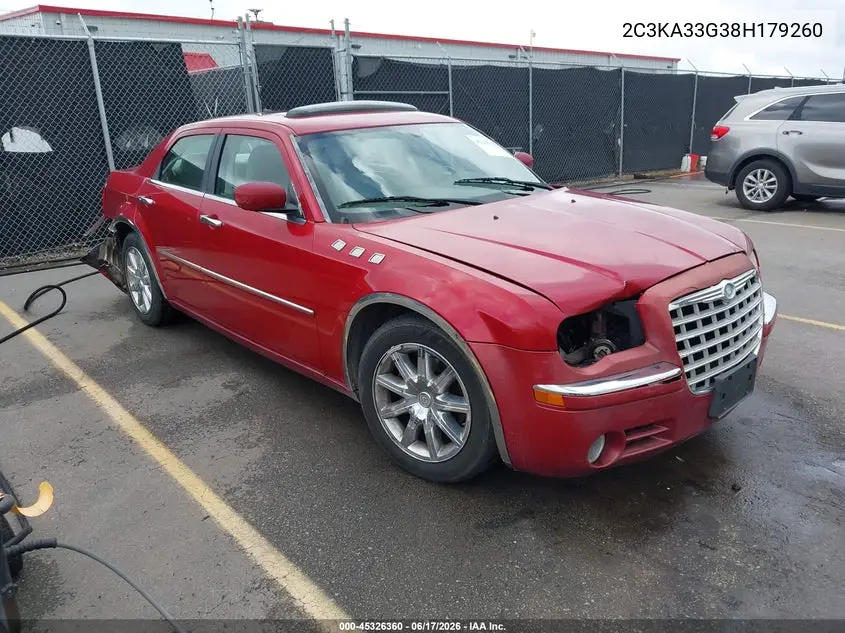 2008 Chrysler 300 Limited VIN: 2C3KA33G38H179260 Lot: 45326360