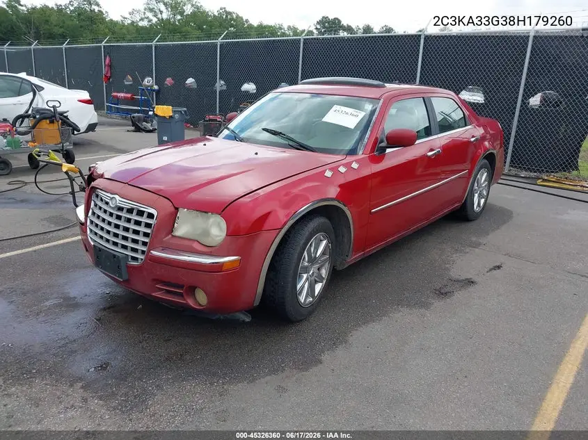2008 Chrysler 300 Limited VIN: 2C3KA33G38H179260 Lot: 45326360
