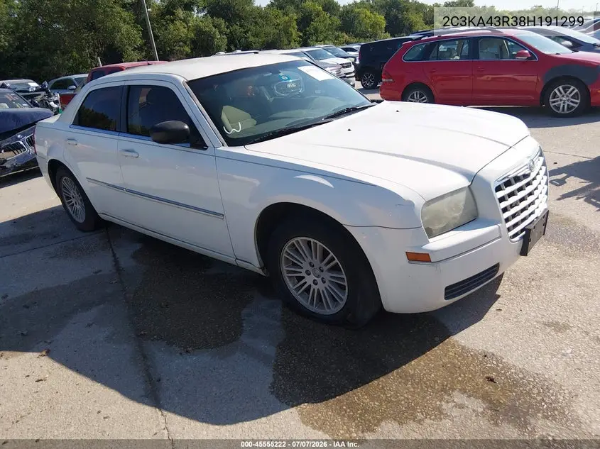 2008 Chrysler 300 Lx VIN: 2C3KA43R38H191299 Lot: 45555222
