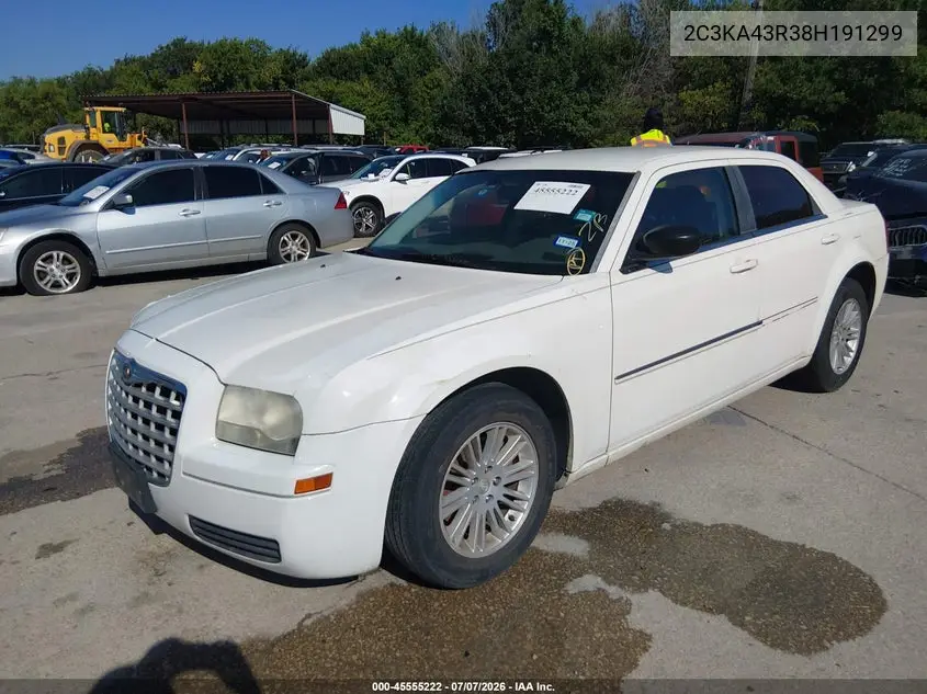 2008 Chrysler 300 Lx VIN: 2C3KA43R38H191299 Lot: 45555222