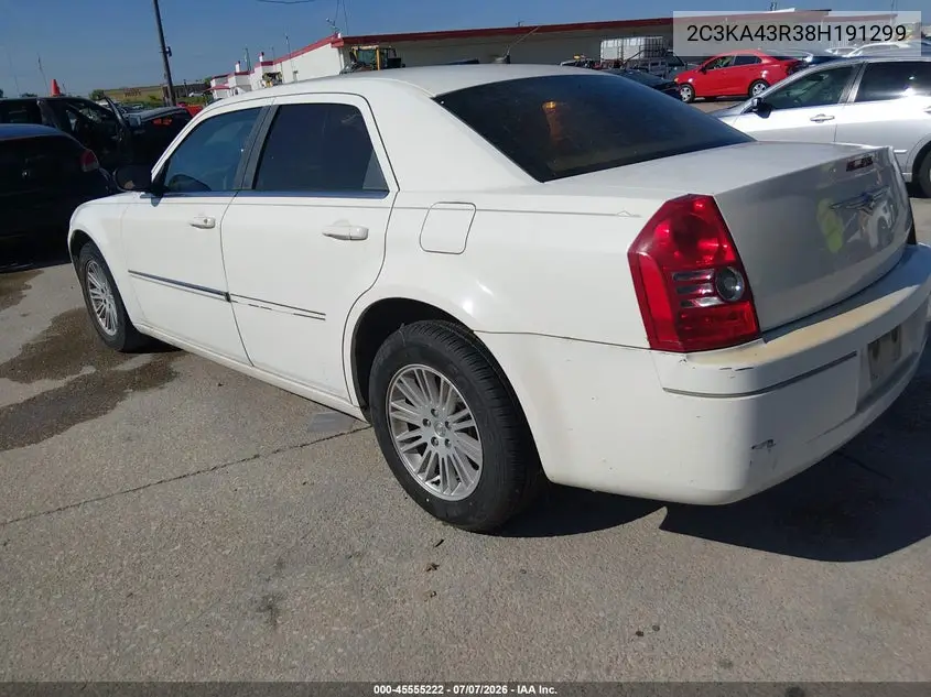 2008 Chrysler 300 Lx VIN: 2C3KA43R38H191299 Lot: 45555222
