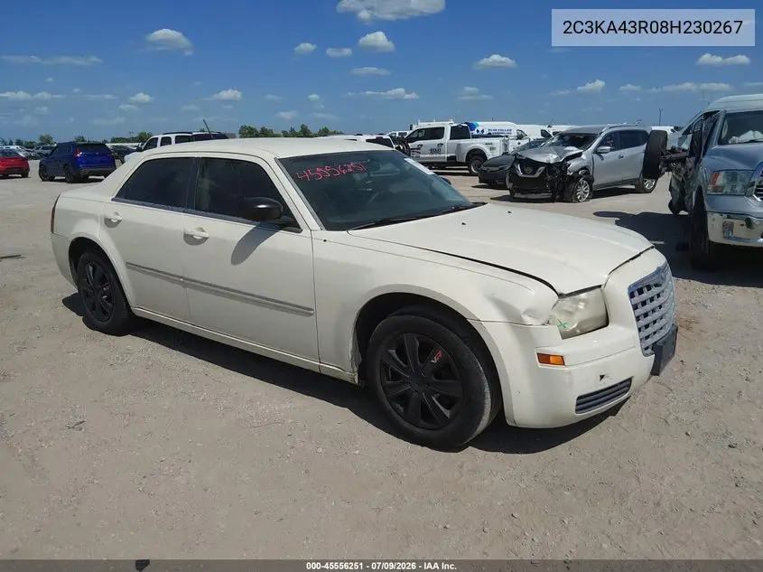 2008 Chrysler 300 Lx VIN: 2C3KA43R08H230267 Lot: 45556251