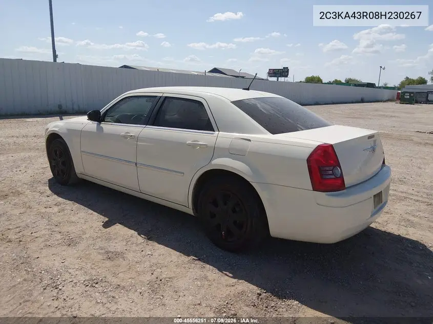 2008 Chrysler 300 Lx VIN: 2C3KA43R08H230267 Lot: 45556251