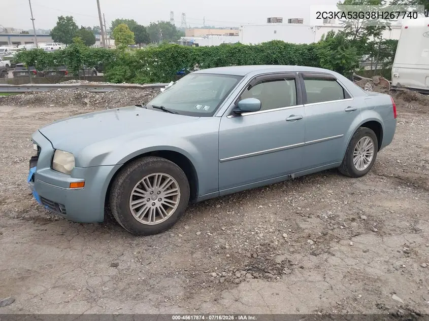 2008 Chrysler 300 Touring VIN: 2C3KA53G38H267740 Lot: 45617874