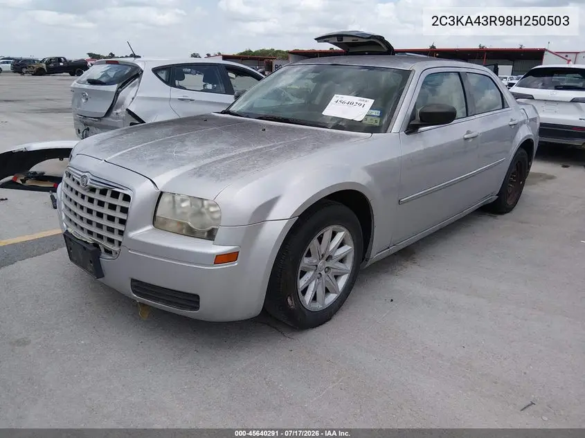 2008 Chrysler 300 Lx VIN: 2C3KA43R98H250503 Lot: 45640291