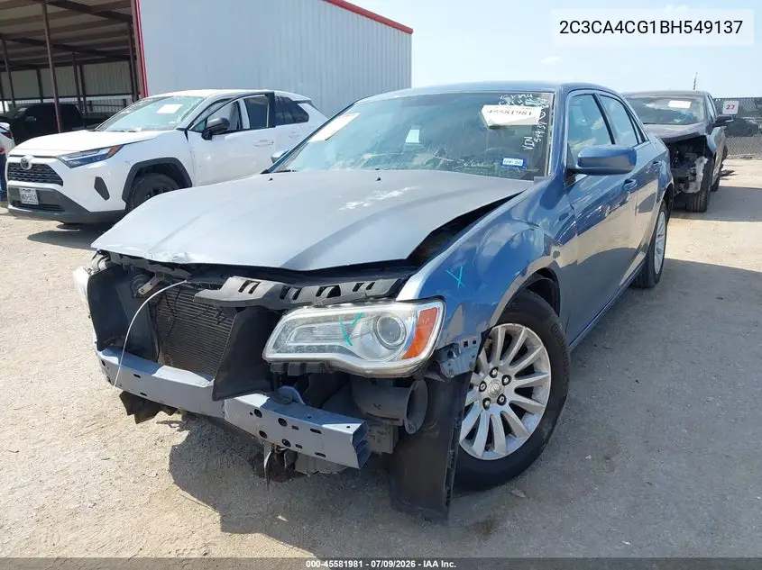 2011 Chrysler 300 VIN: 2C3CA4CG1BH549137 Lot: 45581981