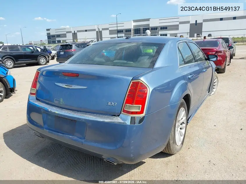 2011 Chrysler 300 VIN: 2C3CA4CG1BH549137 Lot: 45581981