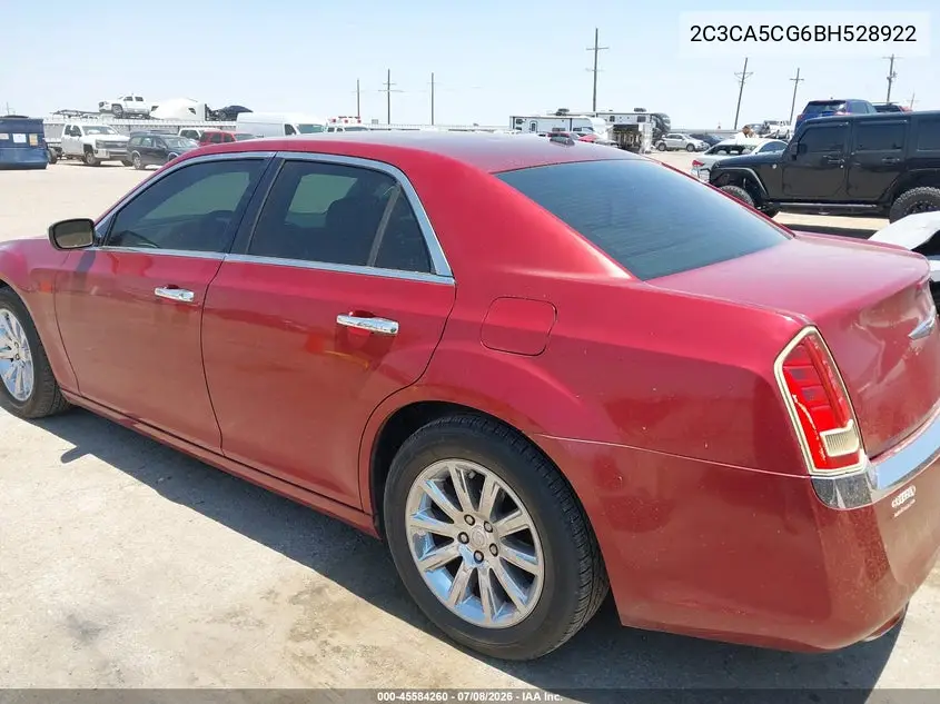 2011 Chrysler 300 Limited VIN: 2C3CA5CG6BH528922 Lot: 45584260
