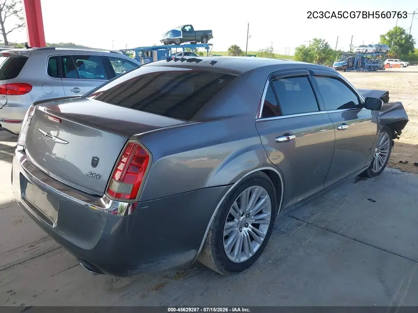 2011 Chrysler 300 Limited VIN: 2C3CA5CG7BH560763 Lot: 45629287