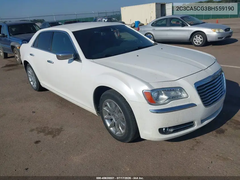 2011 Chrysler 300 Limited VIN: 2C3CA5CG3BH559190 Lot: 45635551