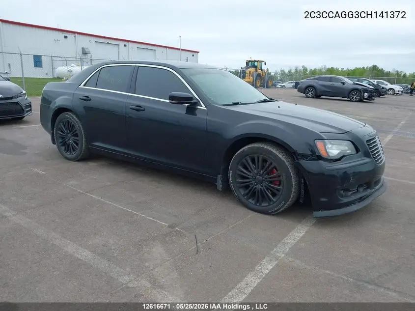 2012 Chrysler 300 S VIN: 2C3CCAGG3CH141372 Lot: 12616671