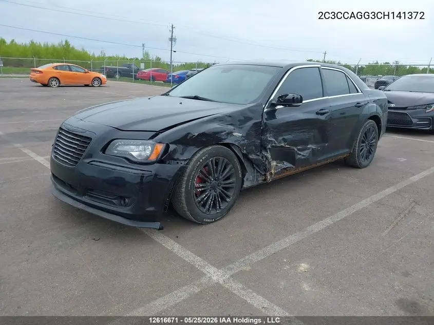 2012 Chrysler 300 S VIN: 2C3CCAGG3CH141372 Lot: 12616671