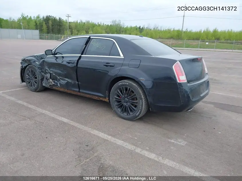 2012 Chrysler 300 S VIN: 2C3CCAGG3CH141372 Lot: 12616671