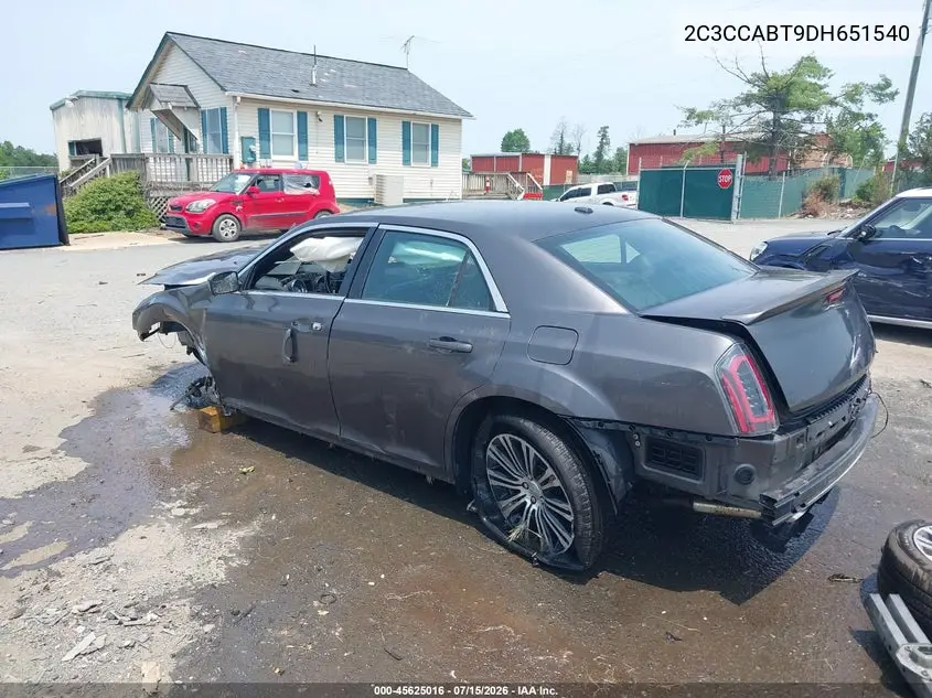 2013 Chrysler 300 300S VIN: 2C3CCABT9DH651540 Lot: 45625016