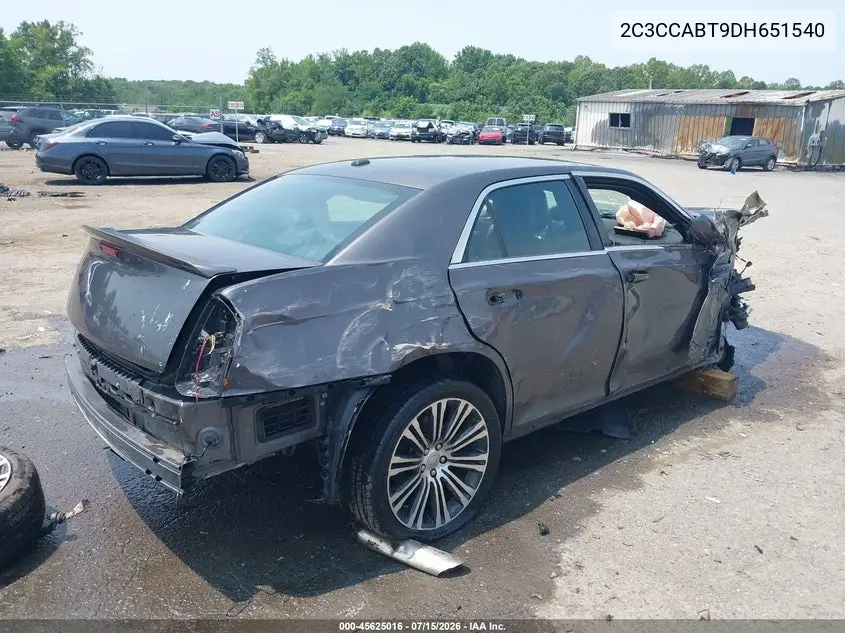 2013 Chrysler 300 300S VIN: 2C3CCABT9DH651540 Lot: 45625016