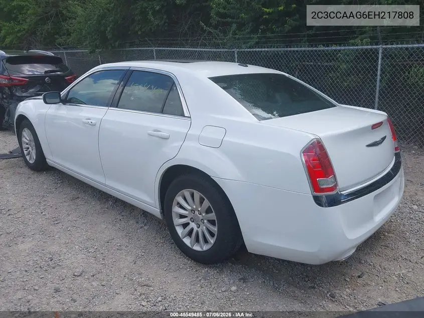 2014 Chrysler 300 VIN: 2C3CCAAG6EH217808 Lot: 45549485