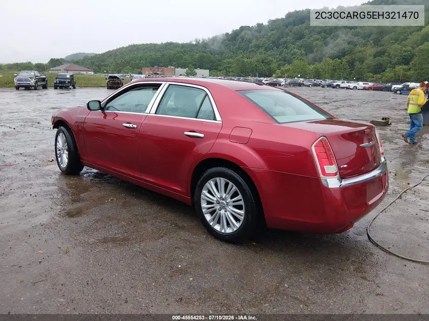 2014 Chrysler 300 VIN: 2C3CCARG5EH321470 Lot: 45554253