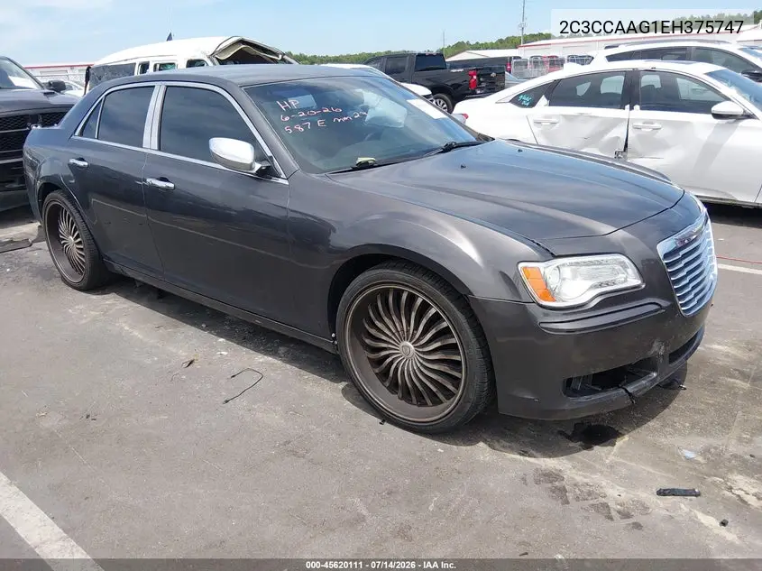 2014 Chrysler 300 VIN: 2C3CCAAG1EH375747 Lot: 45620111