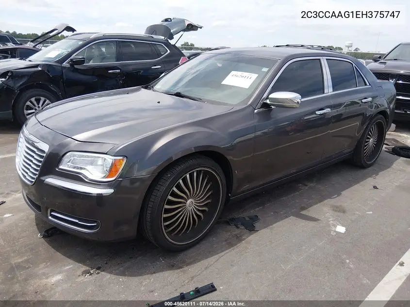 2014 Chrysler 300 VIN: 2C3CCAAG1EH375747 Lot: 45620111