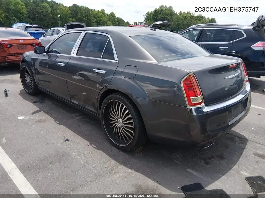2014 Chrysler 300 VIN: 2C3CCAAG1EH375747 Lot: 45620111