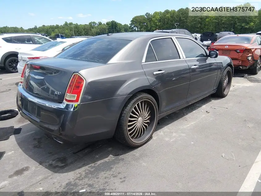 2014 Chrysler 300 VIN: 2C3CCAAG1EH375747 Lot: 45620111