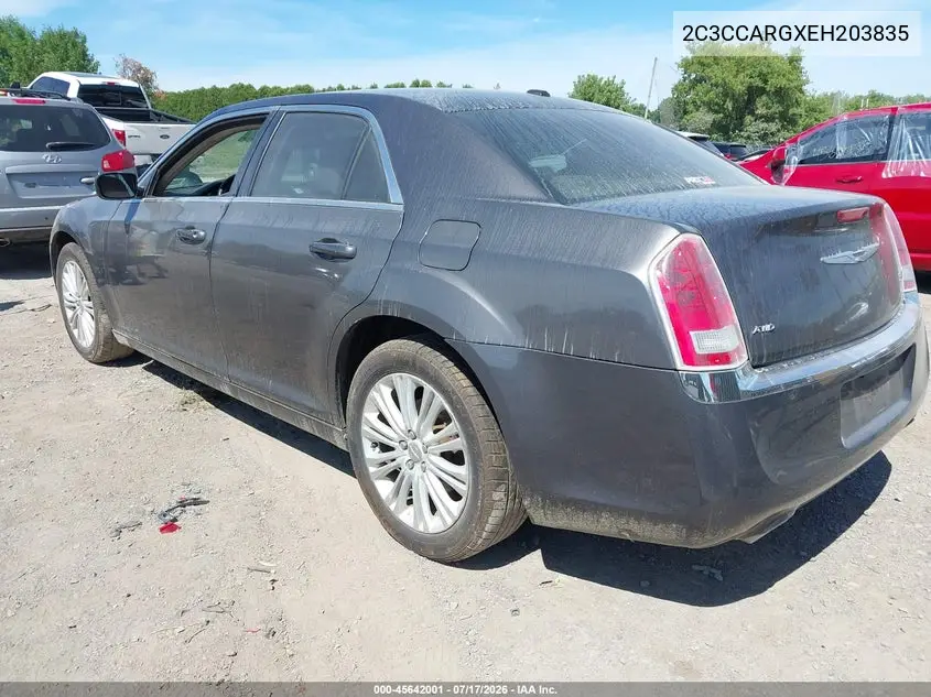 2014 Chrysler 300 VIN: 2C3CCARGXEH203835 Lot: 45642001