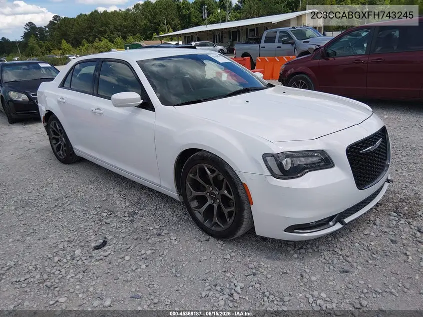 2015 Chrysler 300 300S VIN: 2C3CCABGXFH743245 Lot: 45369187