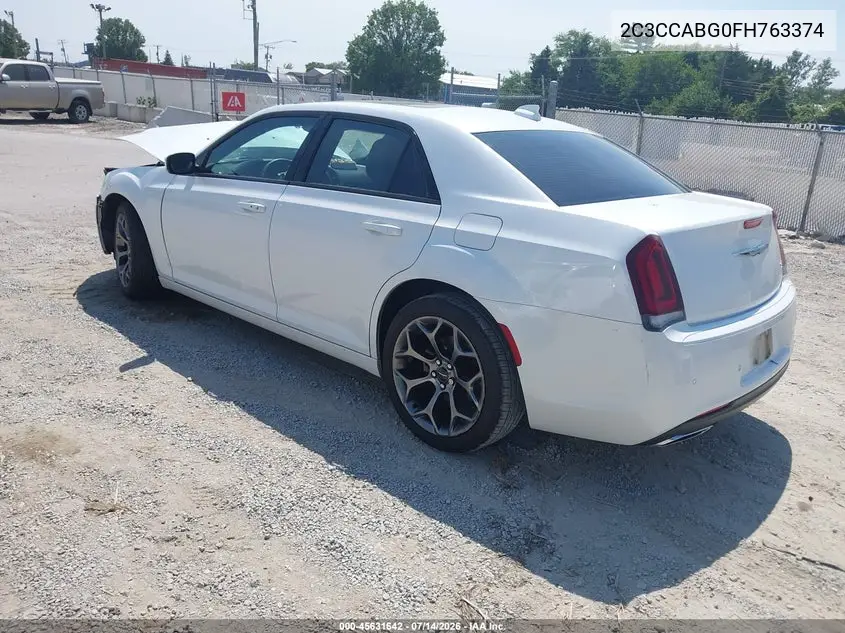 2015 Chrysler 300 300S VIN: 2C3CCABG0FH763374 Lot: 45631642