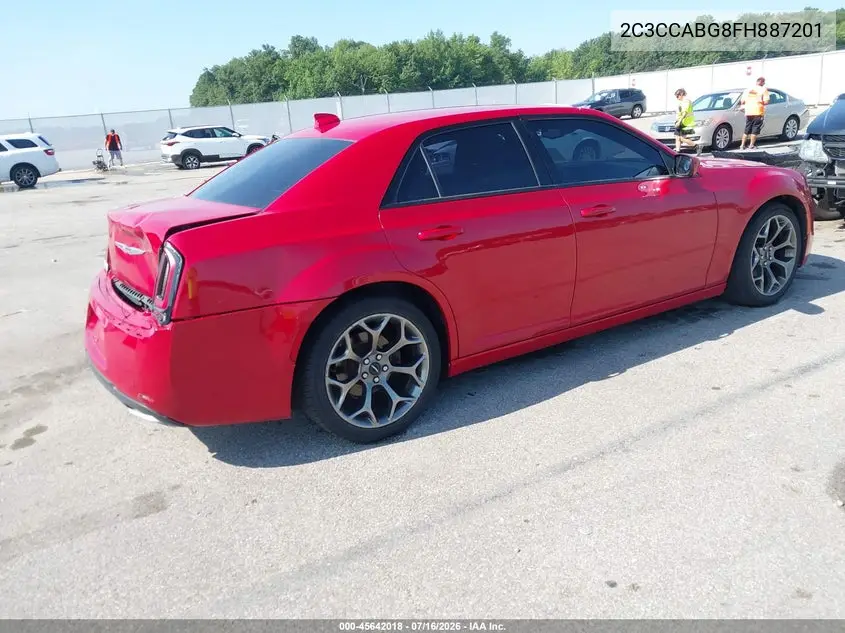 2015 Chrysler 300 300S VIN: 2C3CCABG8FH887201 Lot: 45642018