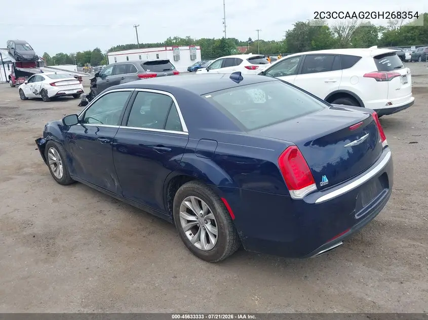 2016 Chrysler 300 Limited VIN: 2C3CCAAG2GH268354 Lot: 45633333