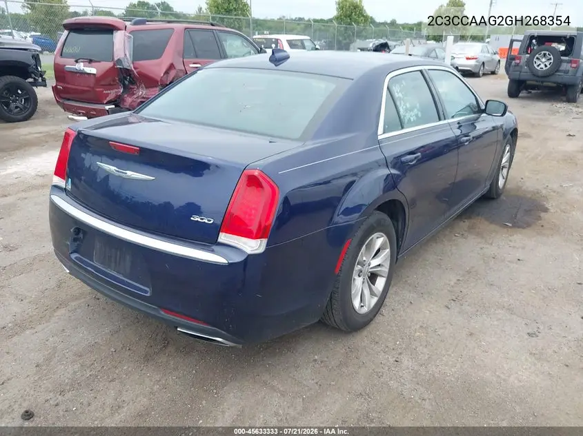 2016 Chrysler 300 Limited VIN: 2C3CCAAG2GH268354 Lot: 45633333