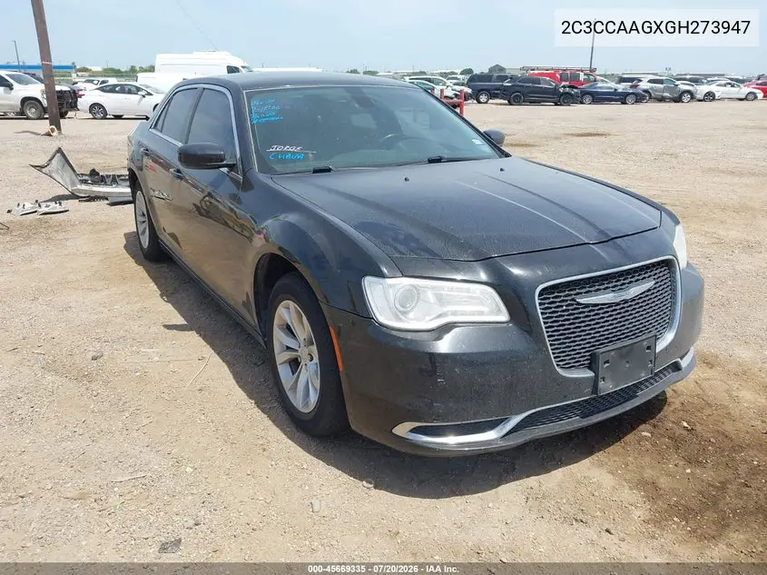 2016 Chrysler 300 Limited VIN: 2C3CCAAGXGH273947 Lot: 45669335