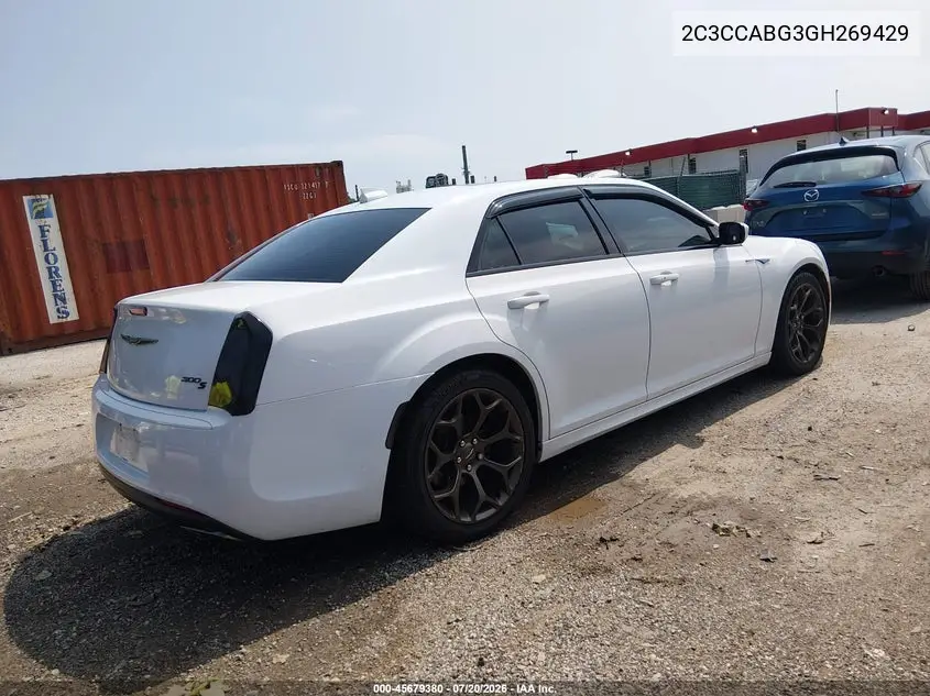 2016 Chrysler 300 300S Alloy Edition VIN: 2C3CCABG3GH269429 Lot: 45679380