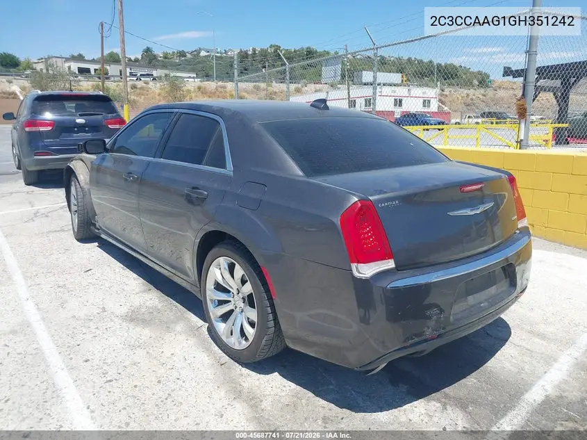 2016 Chrysler 300 Anniversary Edition VIN: 2C3CCAAG1GH351242 Lot: 45687741