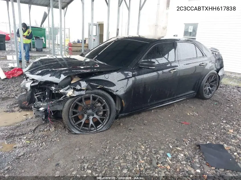2C3CCABTXHH617838 2017 Chrysler 300 300S