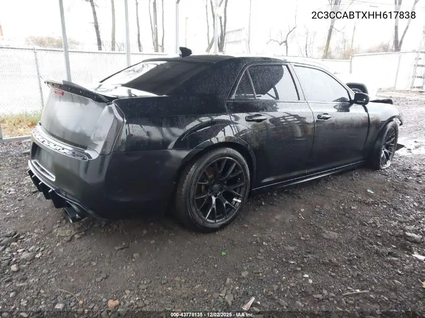 2C3CCABTXHH617838 2017 Chrysler 300 300S
