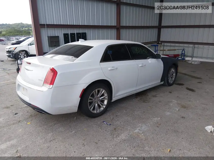 2018 Chrysler 300 Touring VIN: 2C3CCAAG8JH249508 Lot: 45335728