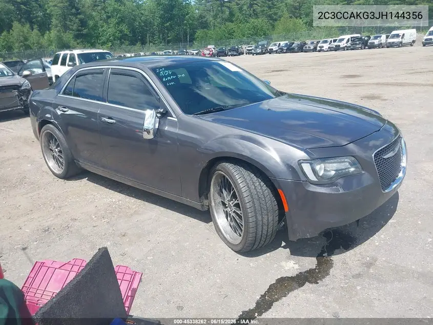 2018 Chrysler 300 Limited Awd VIN: 2C3CCAKG3JH144356 Lot: 45338262