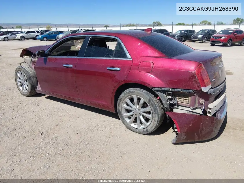 2018 Chrysler 300 Limited Awd VIN: 2C3CCAKG9JH268390 Lot: 45396572