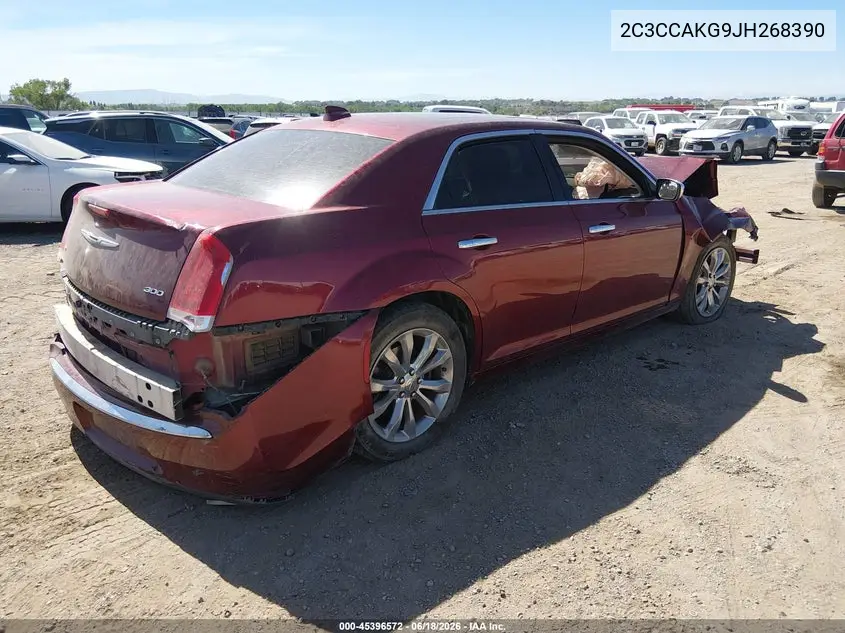 2018 Chrysler 300 Limited Awd VIN: 2C3CCAKG9JH268390 Lot: 45396572