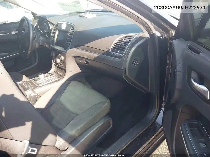 2018 Chrysler 300 Touring VIN: 2C3CCAAG0JH222934 Lot: 45622877