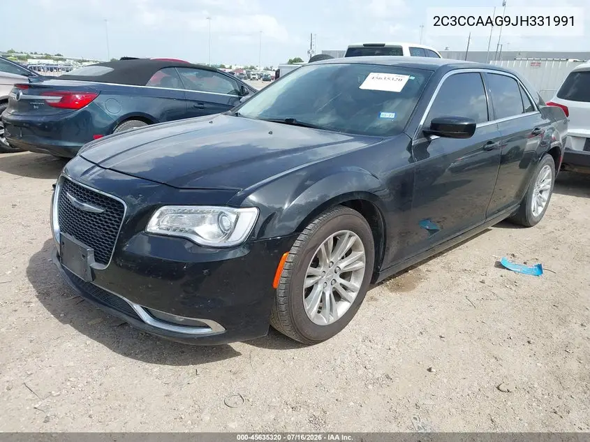 2018 Chrysler 300 Touring VIN: 2C3CCAAG9JH331991 Lot: 45635320