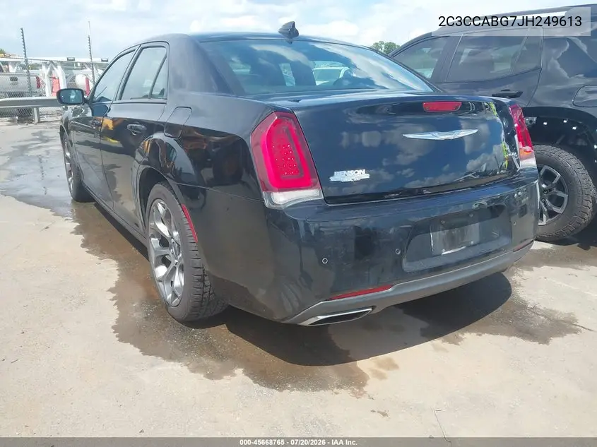 2018 Chrysler 300 300S VIN: 2C3CCABG7JH249613 Lot: 45668765